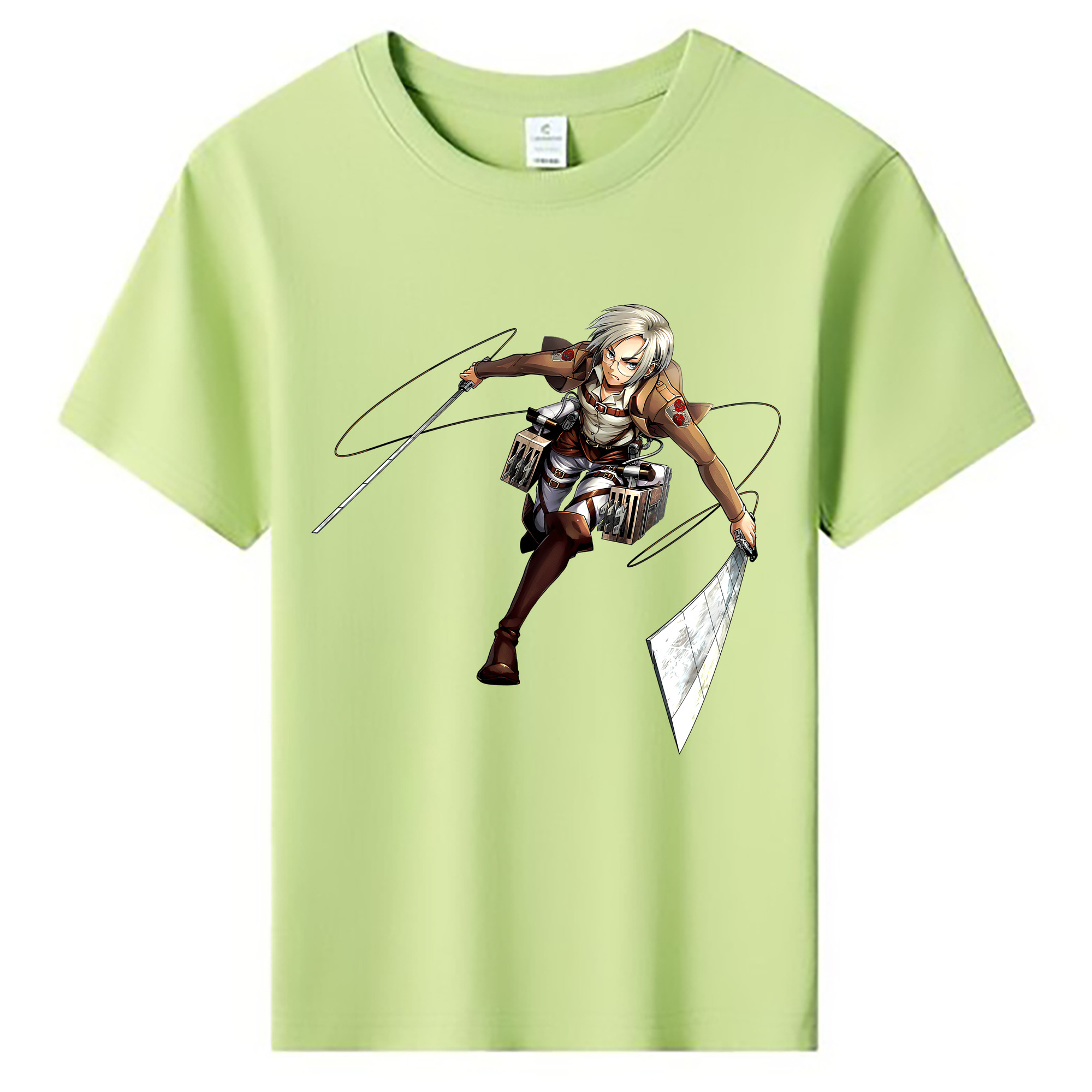 （画像用）  綿100％キッズTシャツ（フロントプリント）